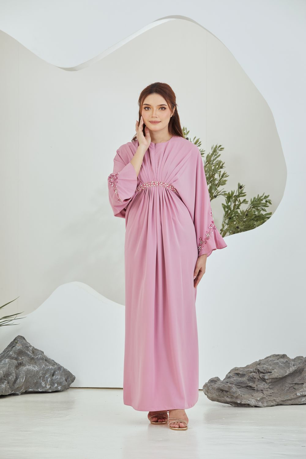 QAYRA CAFTAN -  PINK