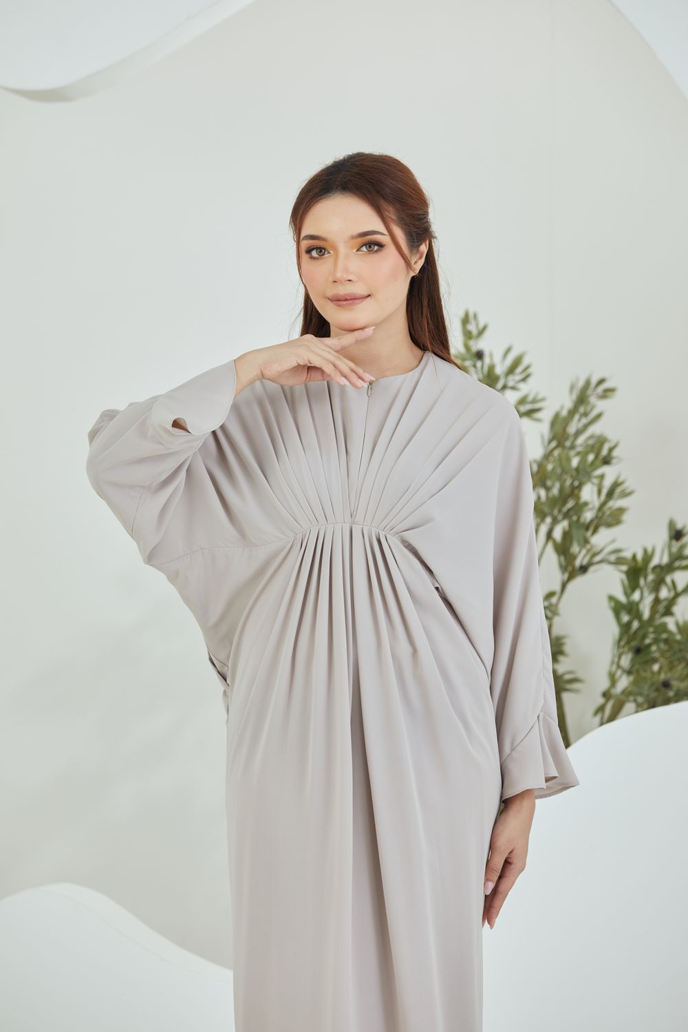 QAYRA CAFTAN - SANDY BEIGE