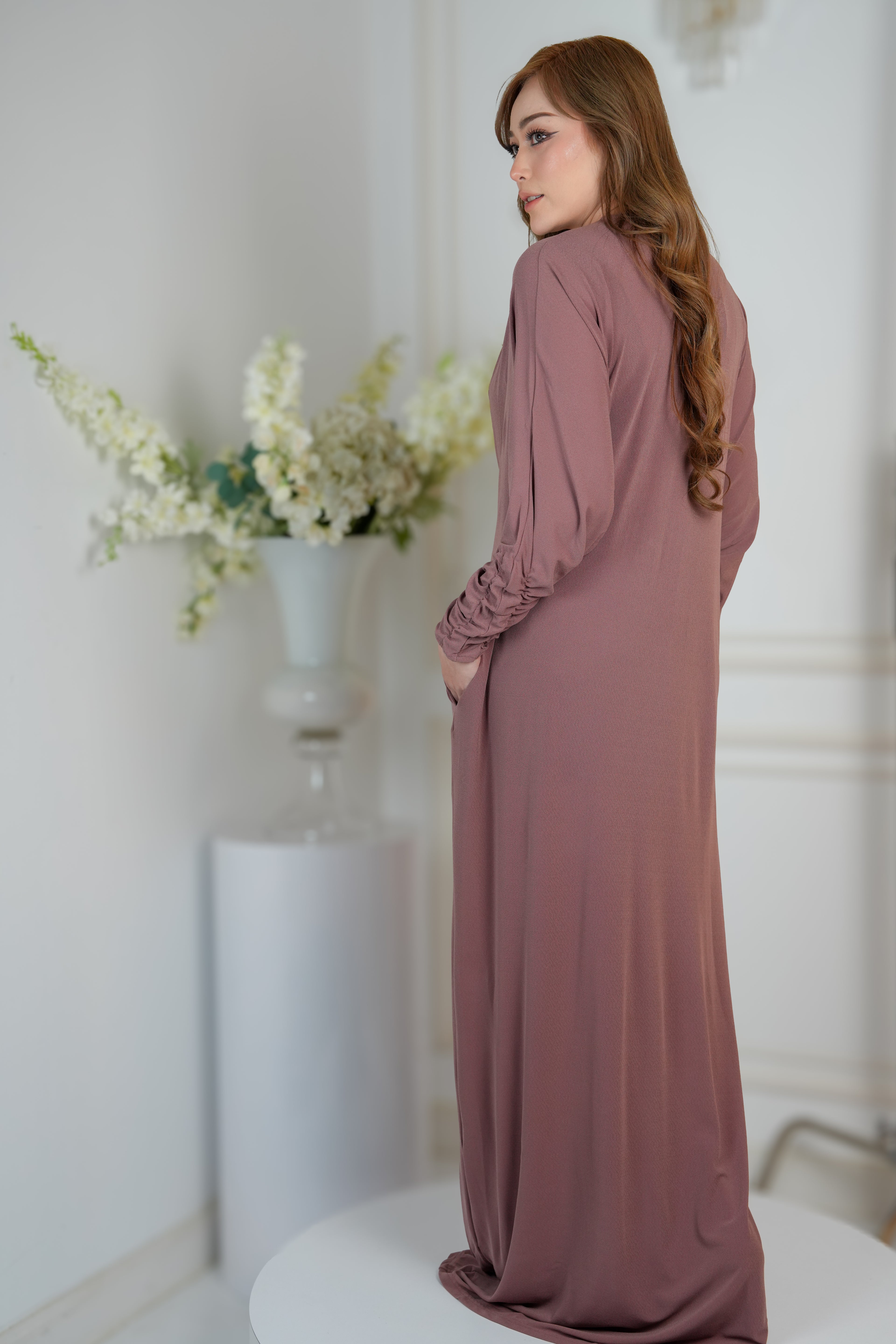 CAFTAN SLIM - DEEP SALMON