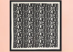 MONTSERA SCARF - BLACKBEAUTY