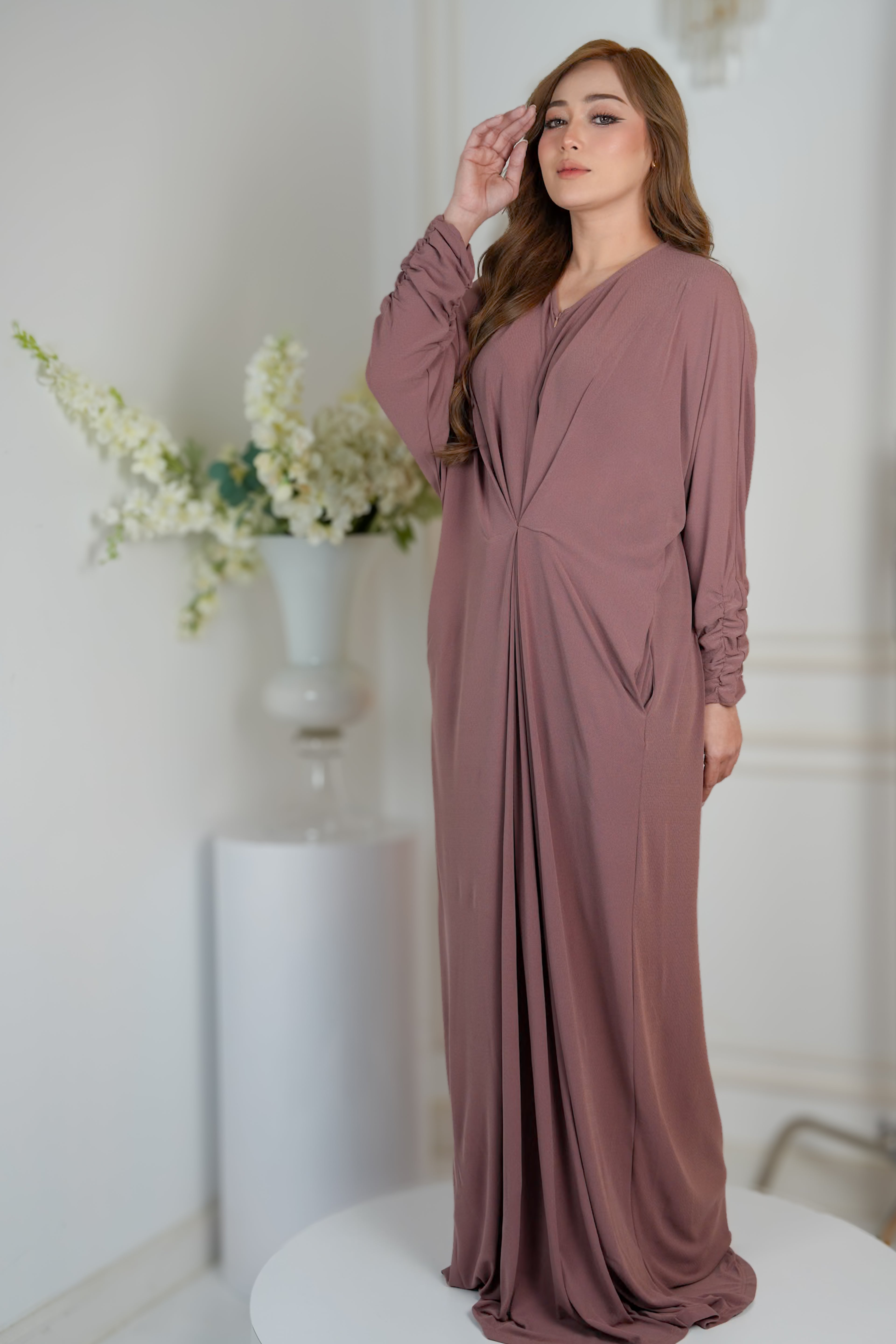 CAFTAN SLIM - DEEP SALMON