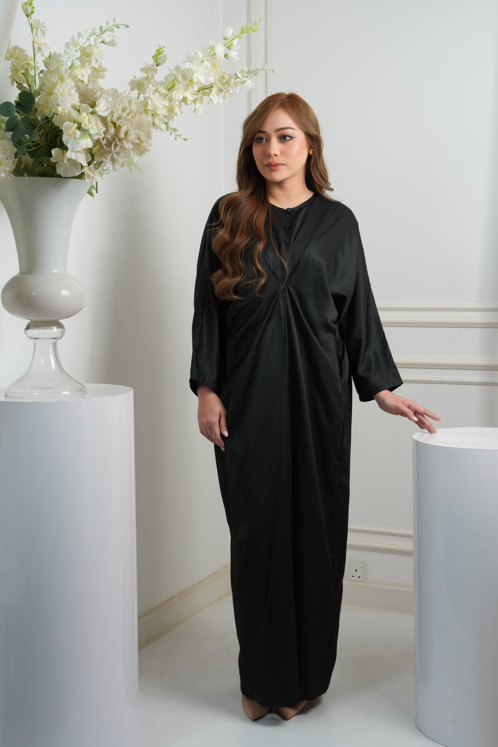JASMINE CAFTAN - BLACK