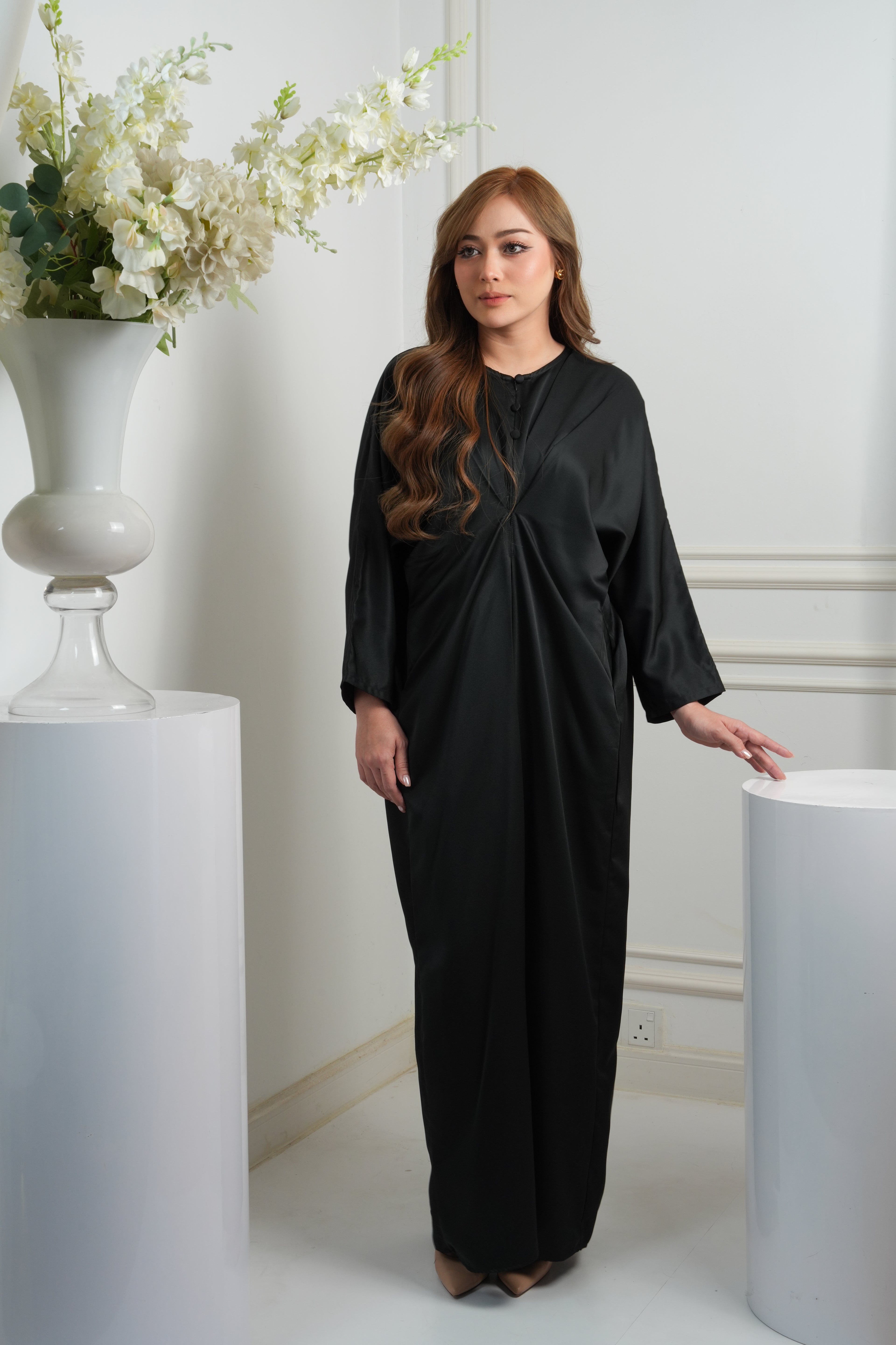 JASMINE CAFTAN - BLACK