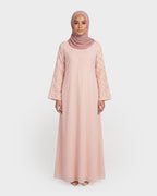 ARYAANA ABAYA - PEACH CORAL