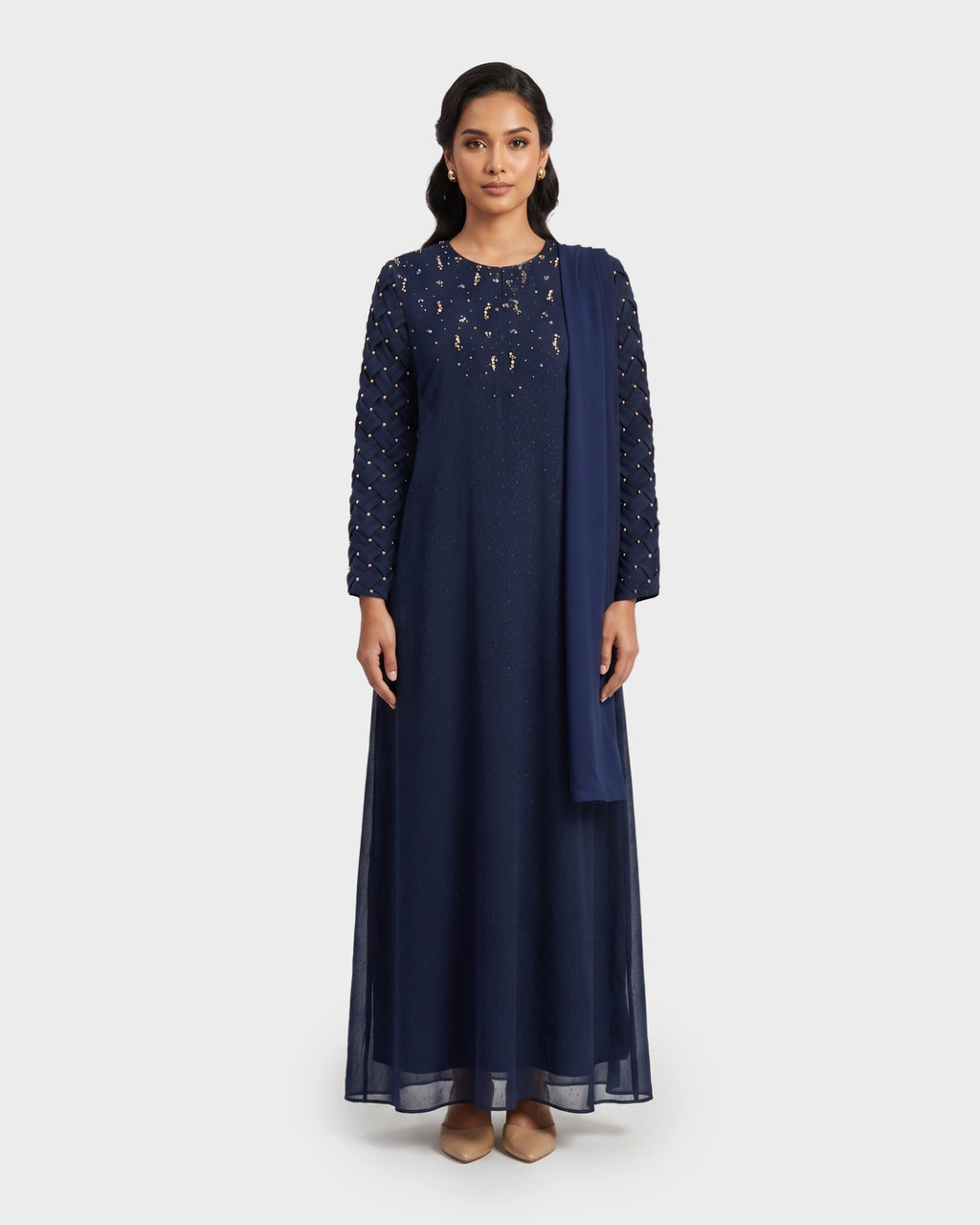 ARYAANA ABAYA - NAVY BLUE