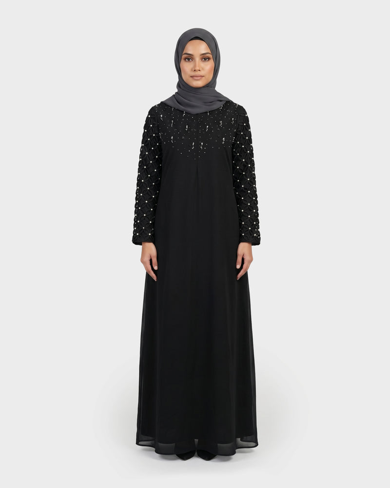 ARYAANA ABAYA - BLACK