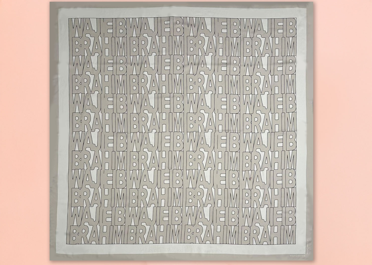 MONTSERA SCARF - SAND GREY