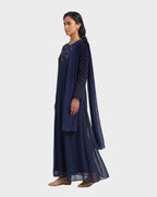 ARYAANA ABAYA - NAVY BLUE