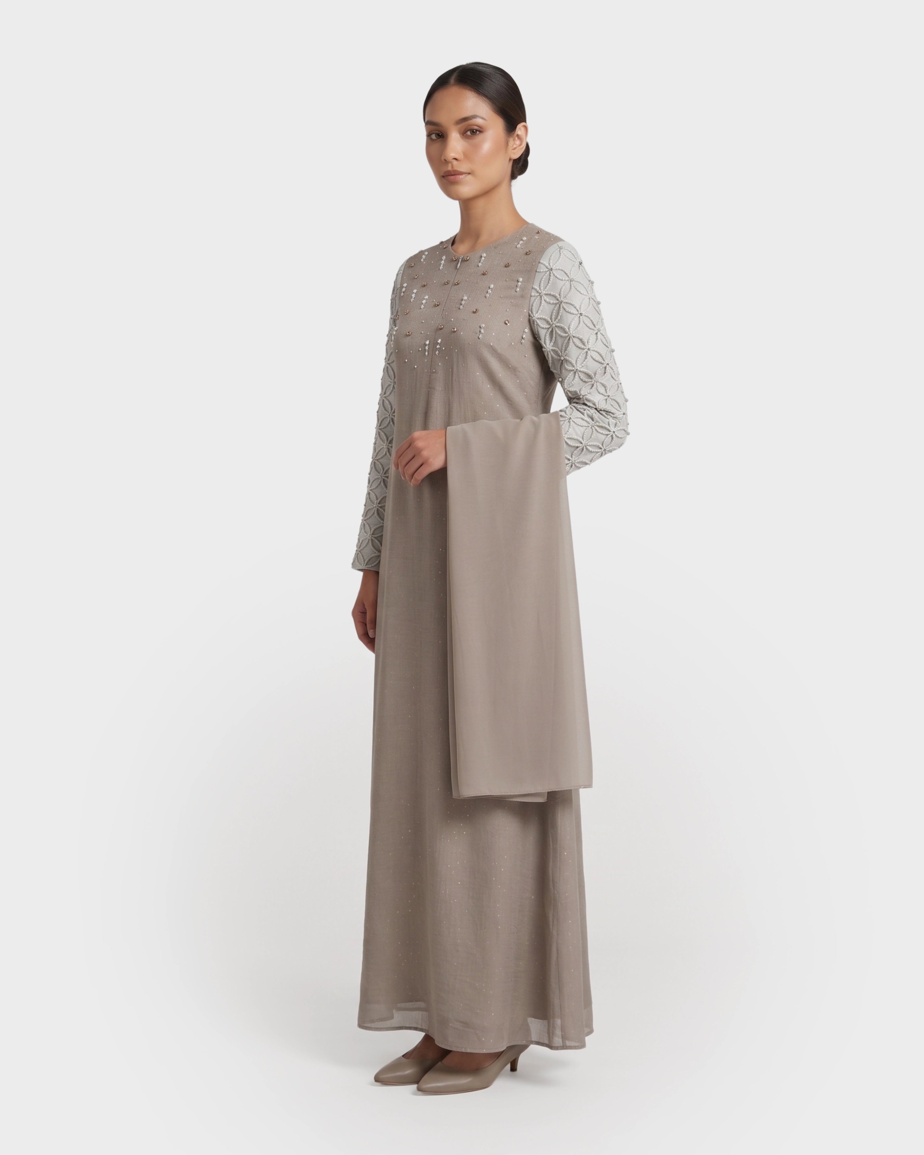 ARYAANA ABAYA - OATMEAL