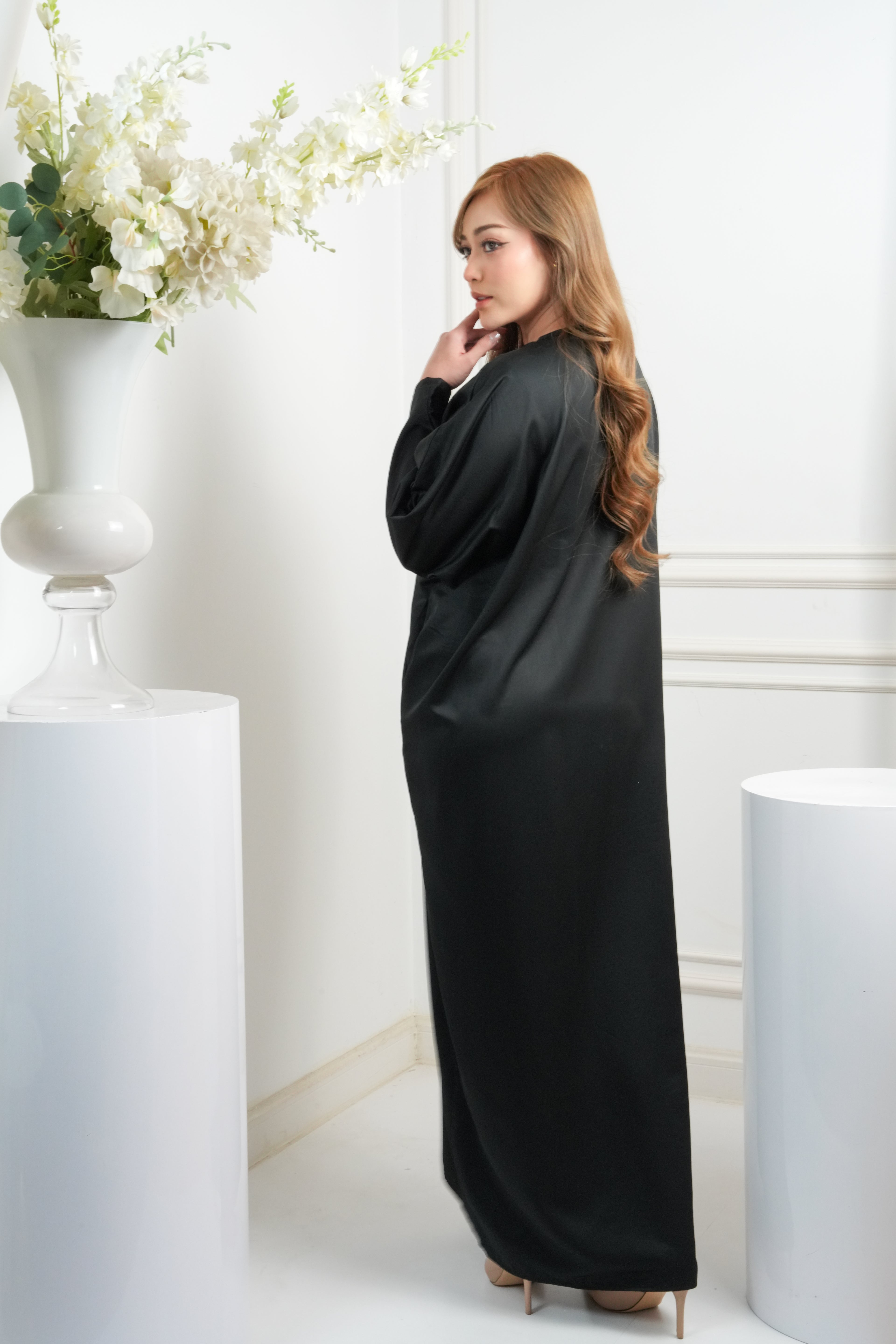 JASMINE CAFTAN - BLACK