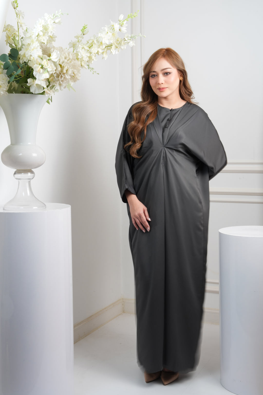 JASMINE CAFTAN - DARK GREY