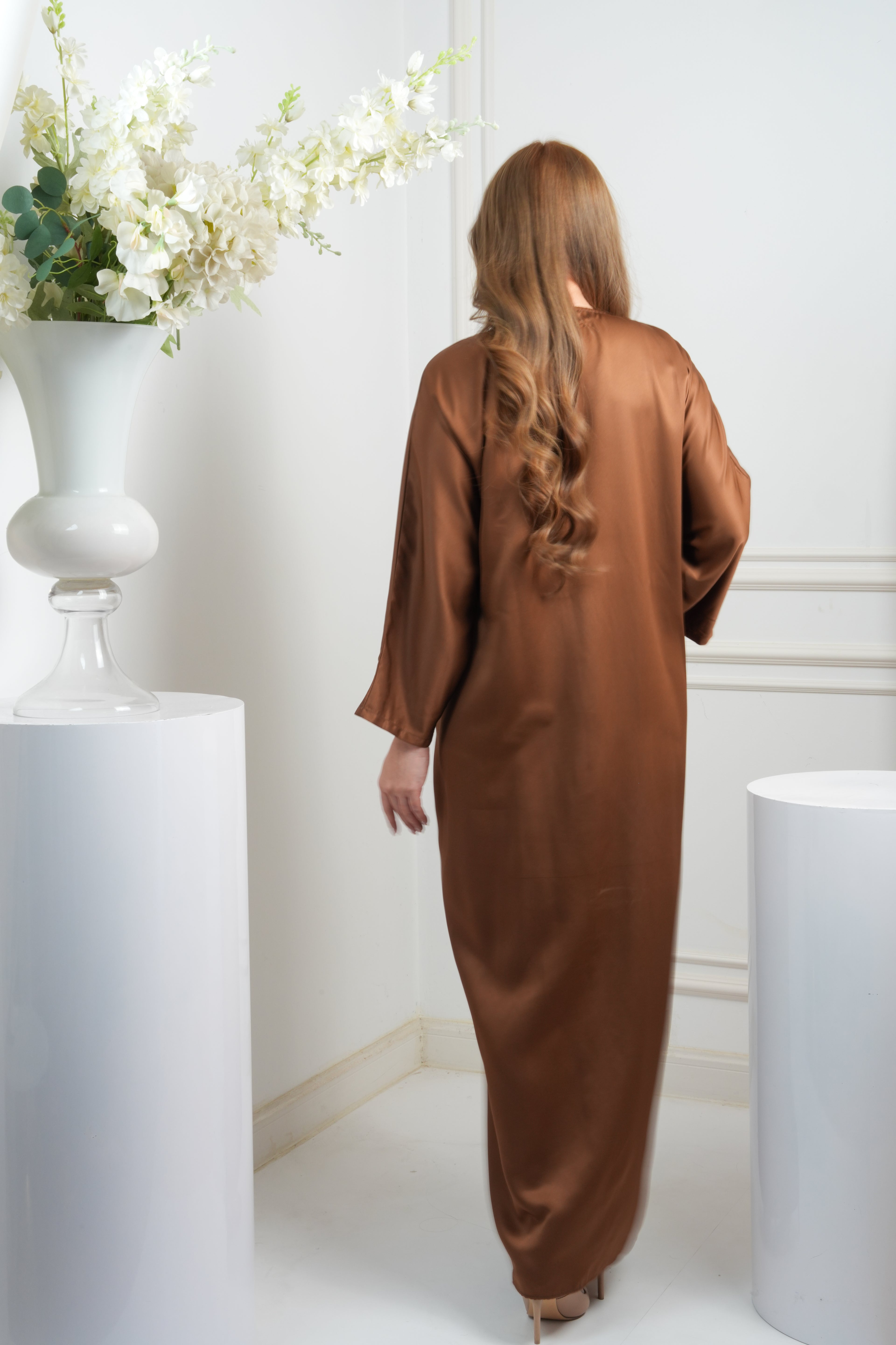 JASMINE CAFTAN - BROWN
