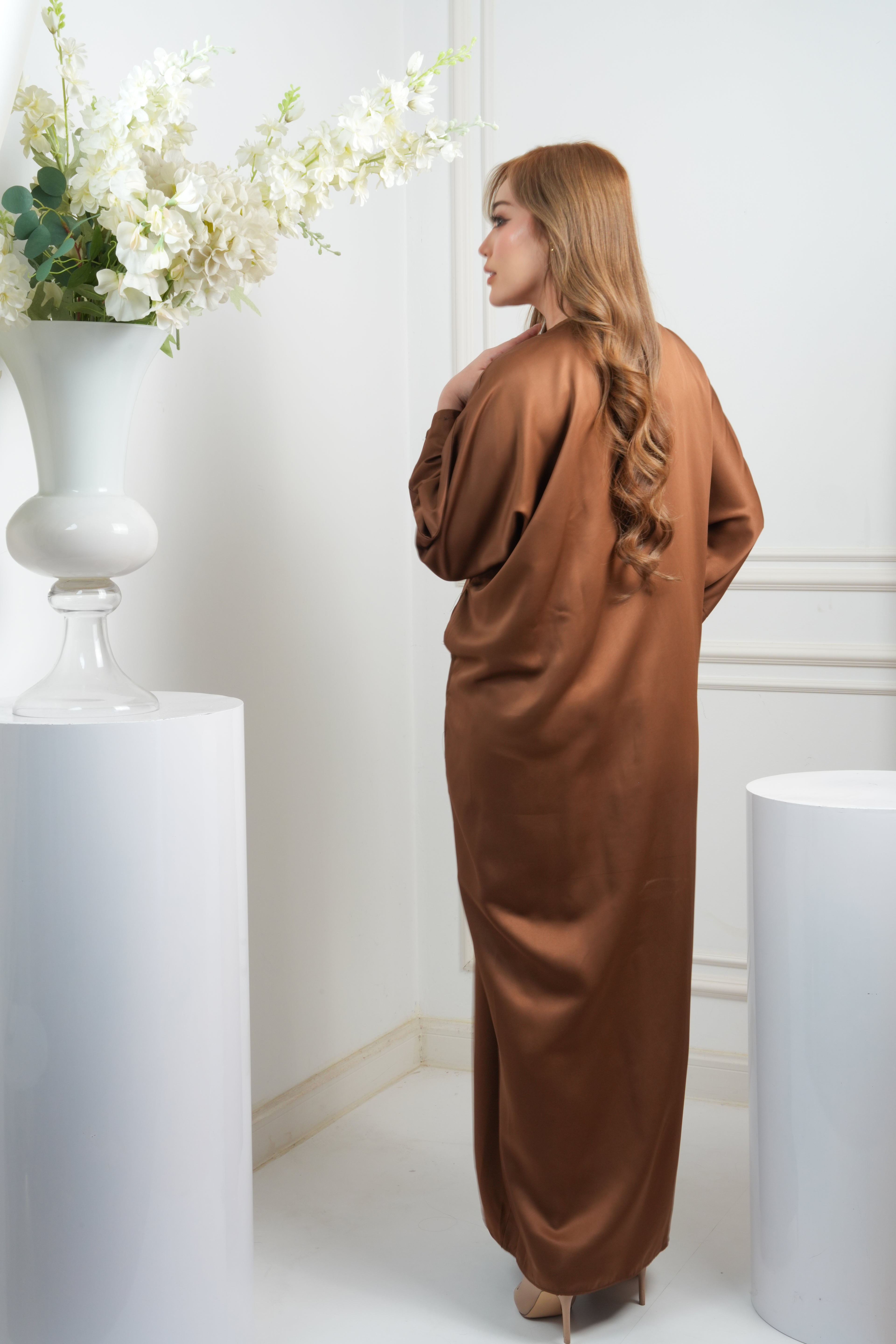 JASMINE CAFTAN - BROWN