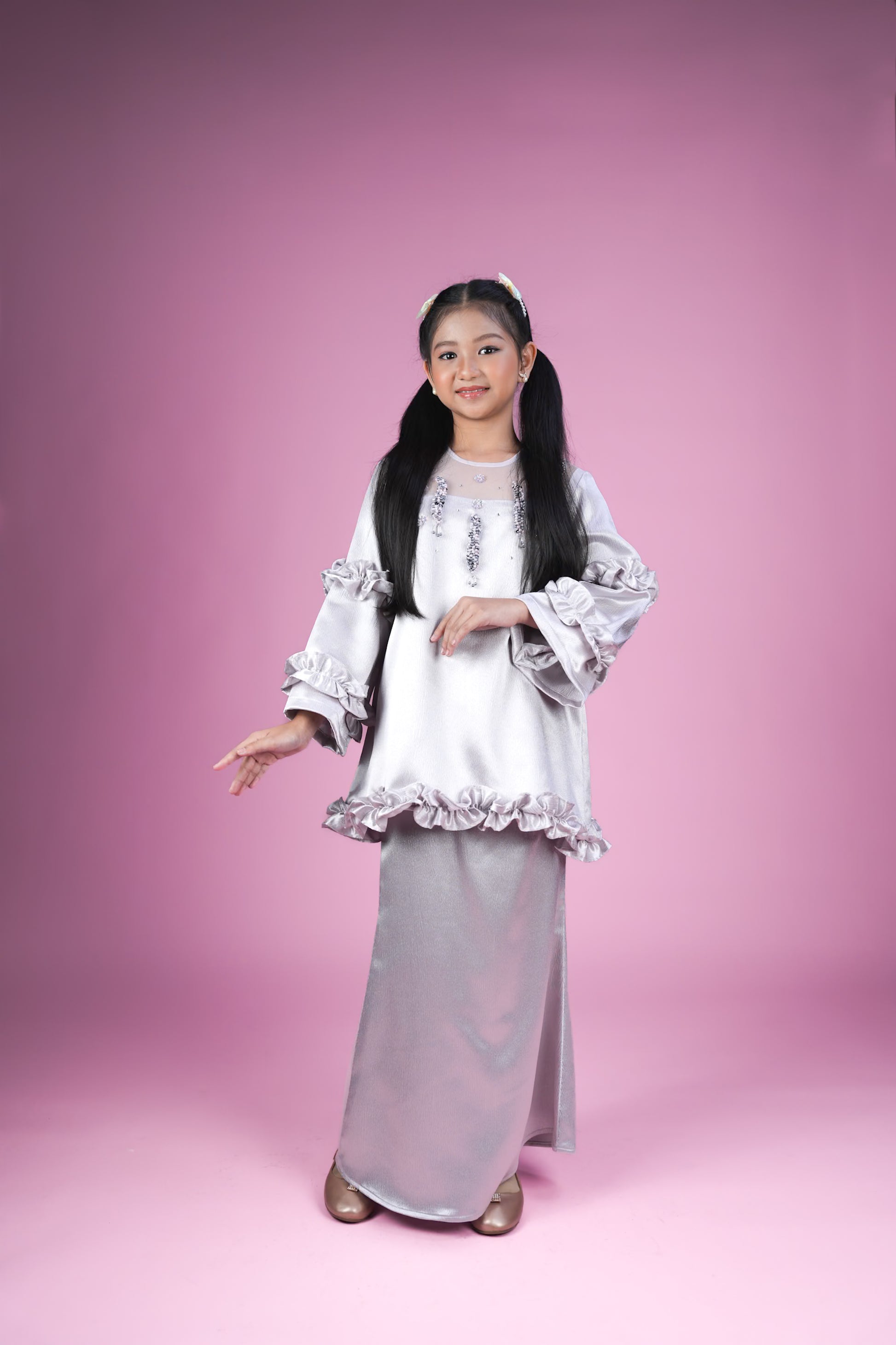 TETES EMBUN KIDS - SILVER GREY