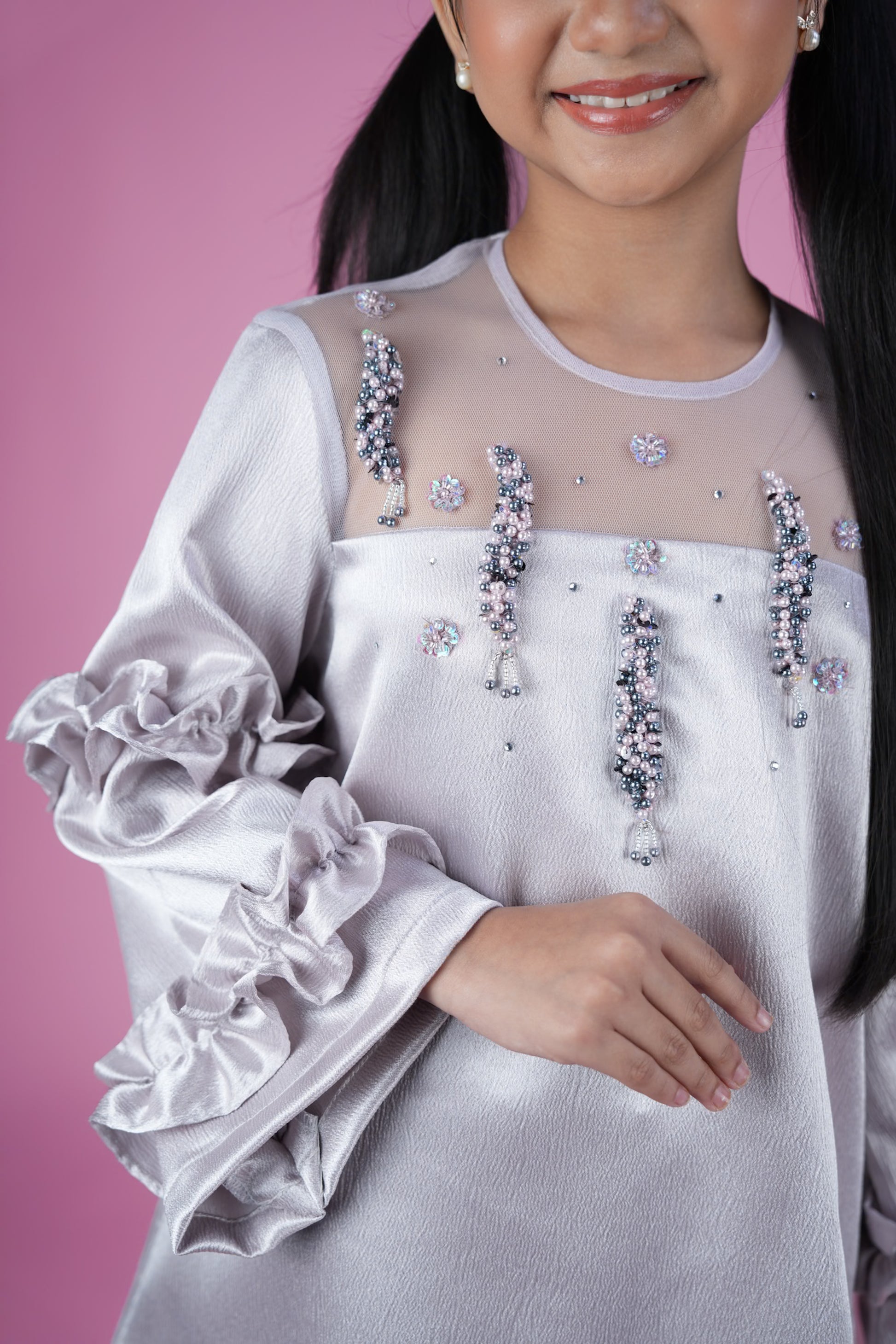 TETES EMBUN KIDS - SILVER GREY