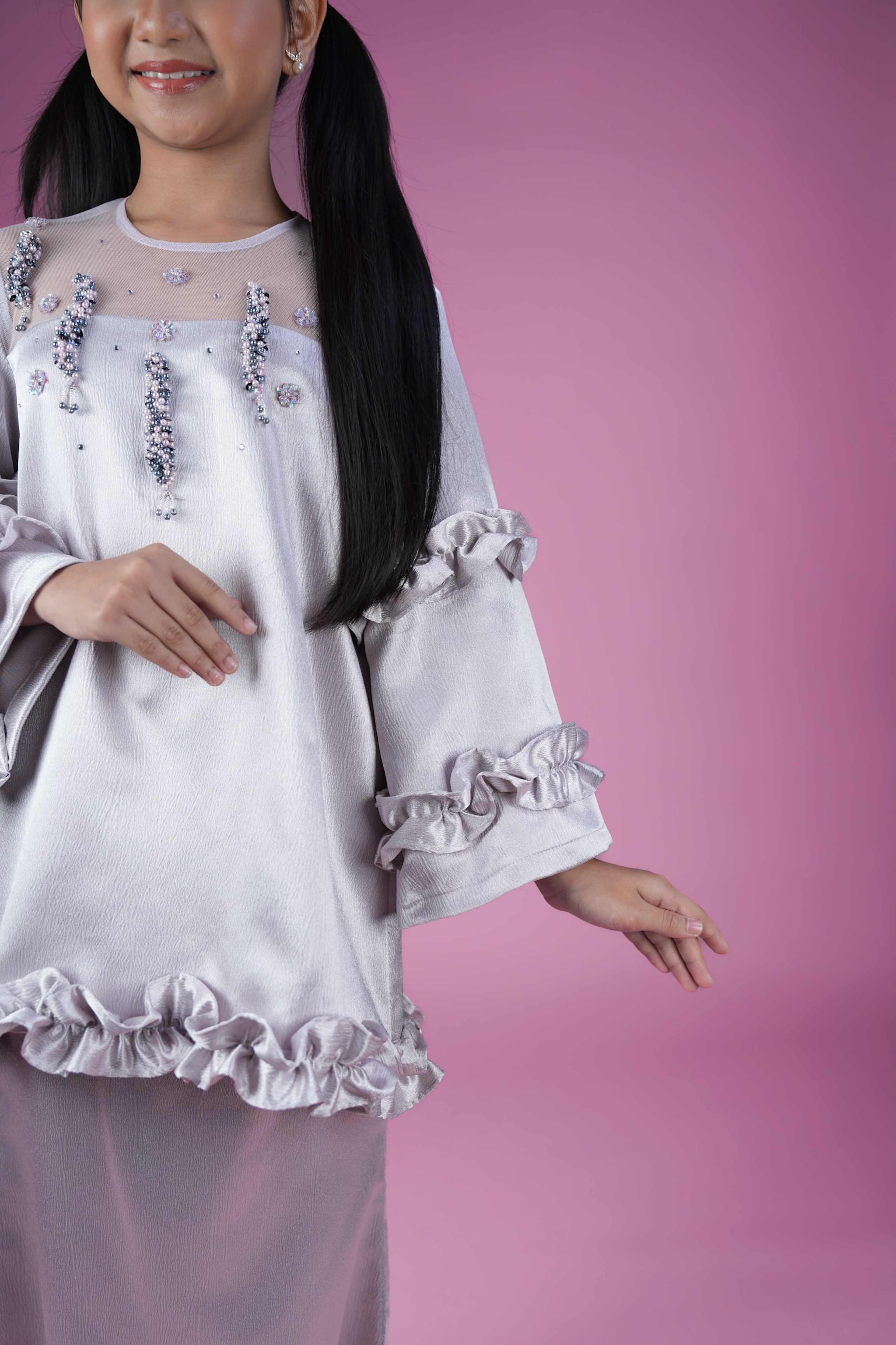 TETES EMBUN KIDS - SILVER GREY