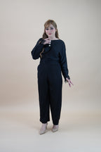 HIGH WAIST PANTS - BLACK