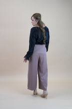 HIGH WAIST PANTS - DUSTY PINK