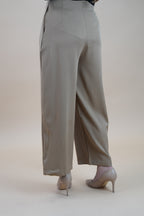 HIGH WAIST PANTS - NUDE