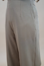 HIGH WAIST PANTS - NUDE