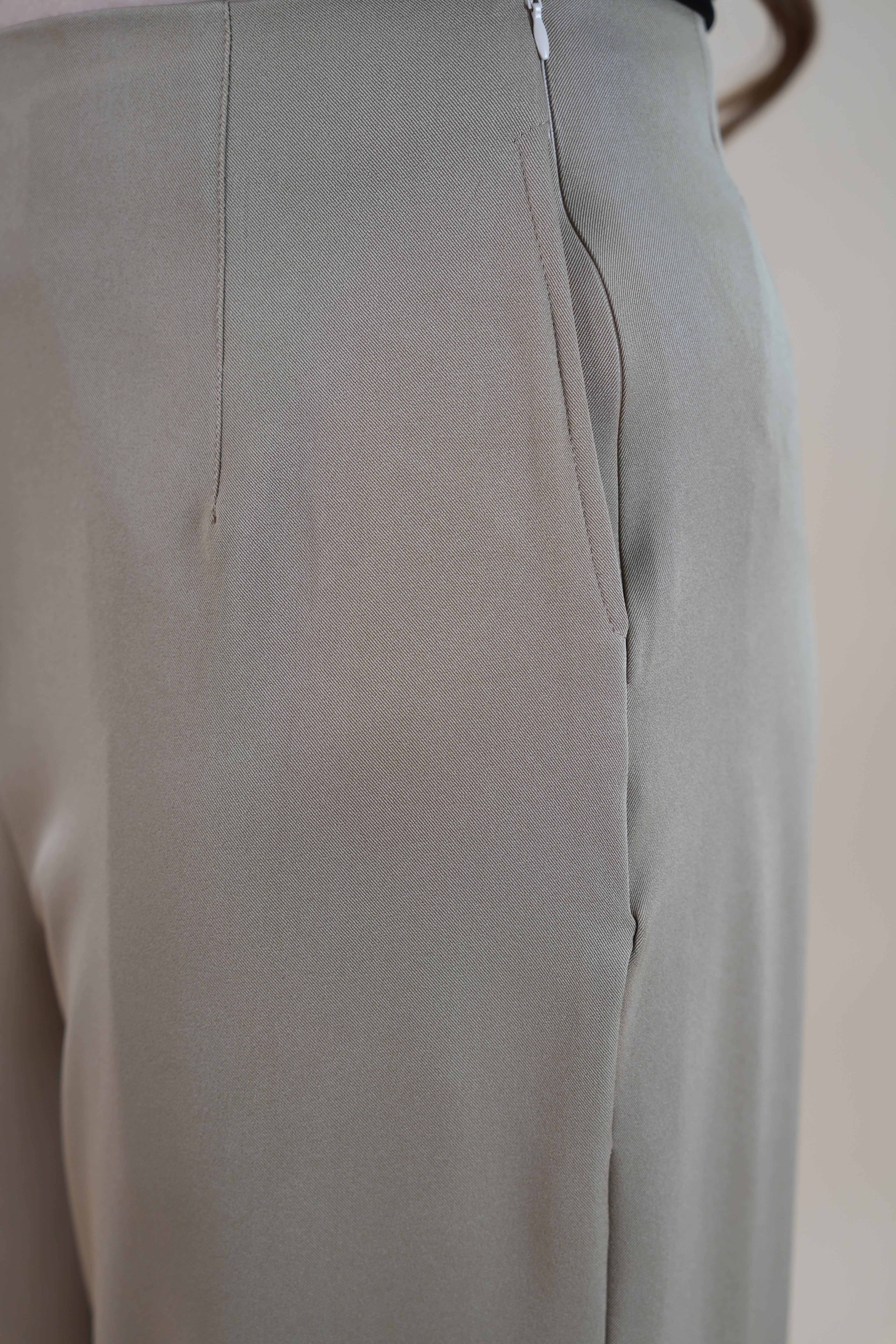 HIGH WAIST PANTS - NUDE