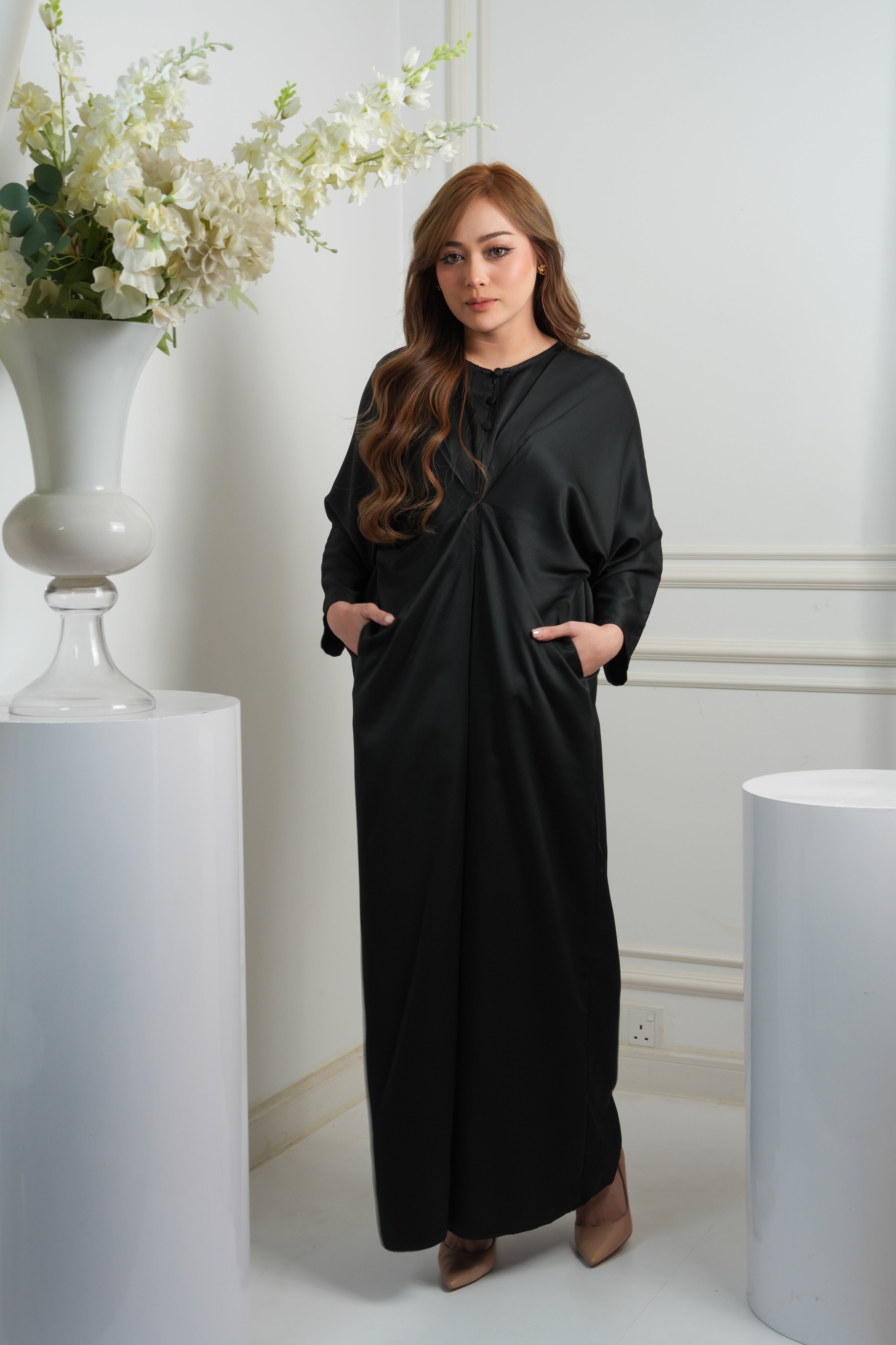 JASMINE CAFTAN - BLACK