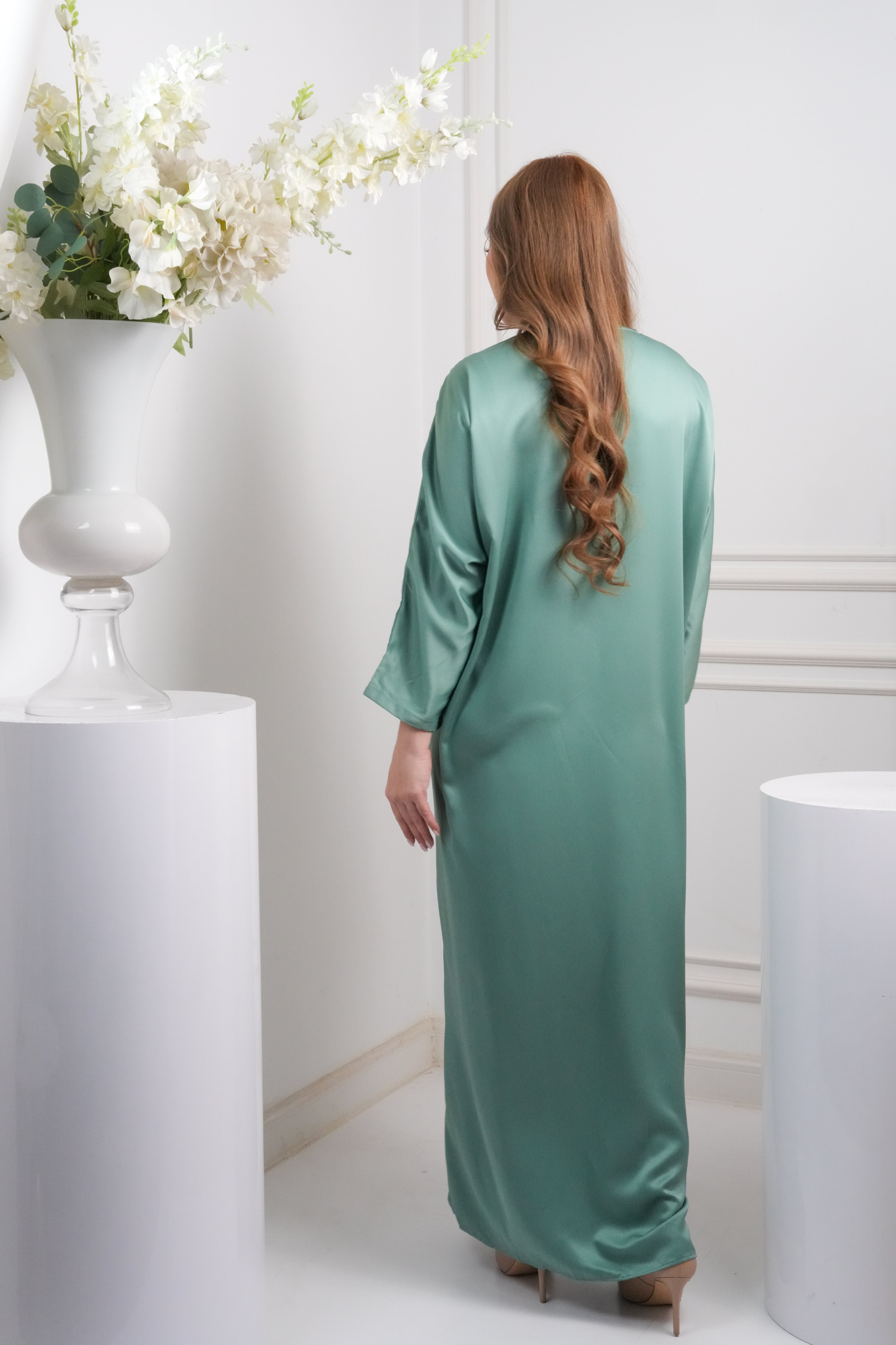 JASMINE CAFTAN - SAGE GREEN