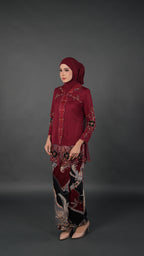 TEJA BATIK D2 - CRIMSON RED