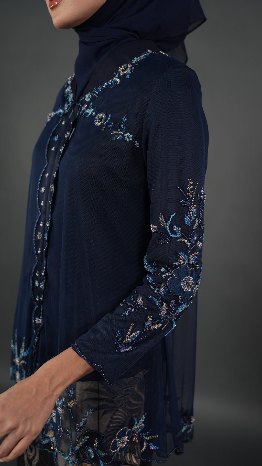 TEJA BATIK D2 - MIDNIGHT BLUE