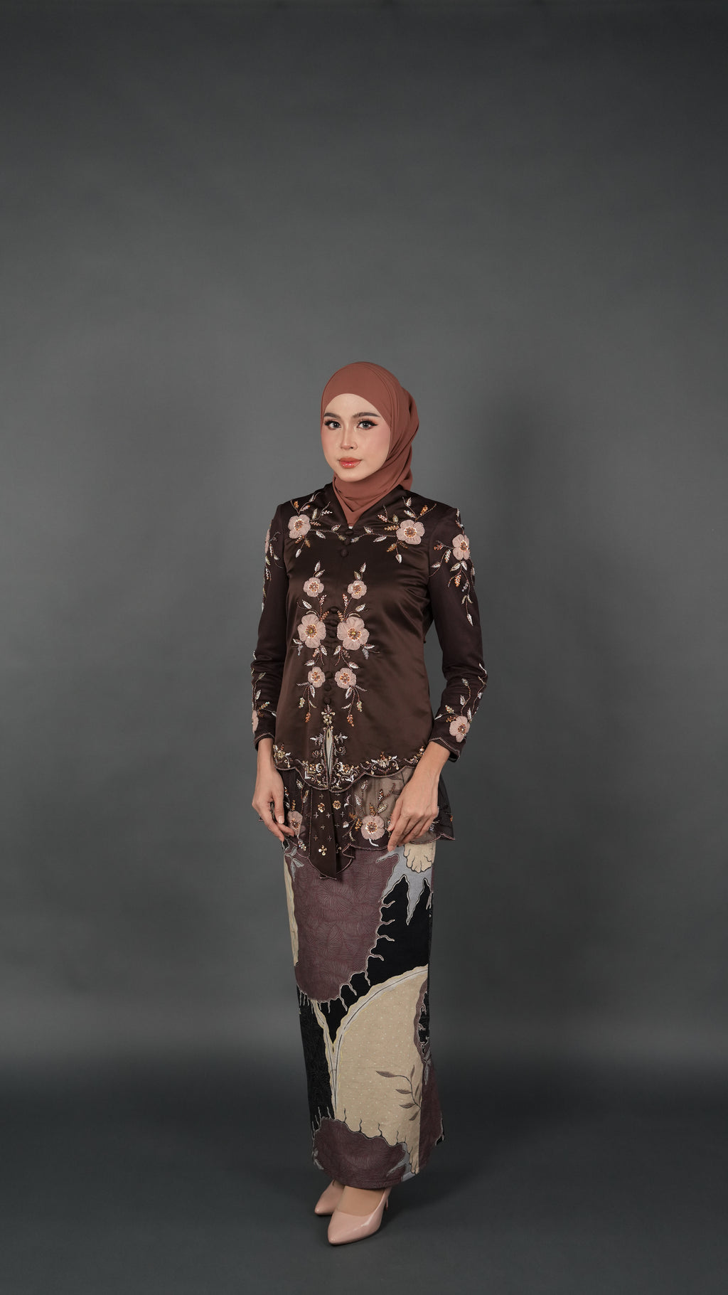 TEJA BATIK D1 - RICH BROWN