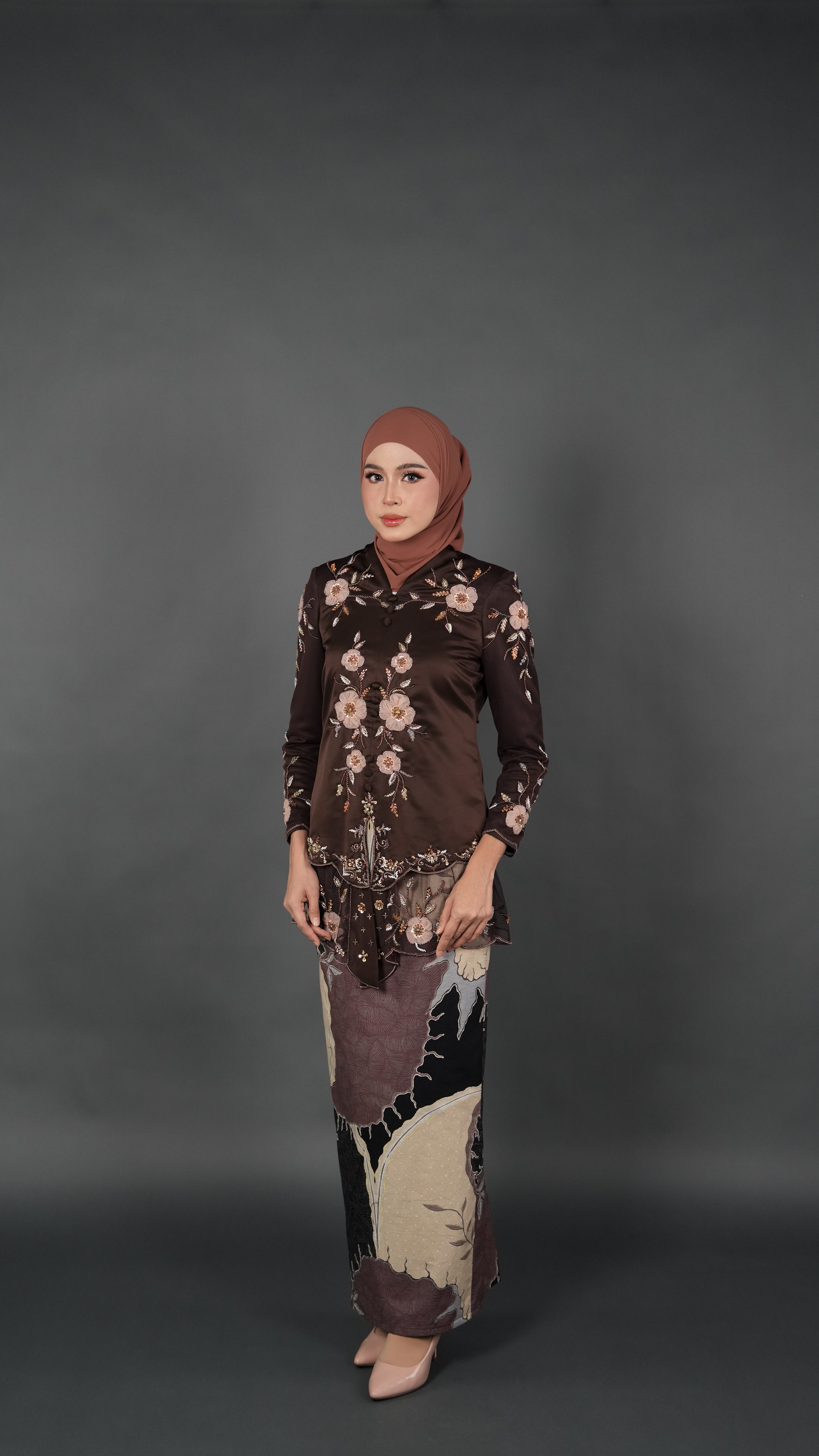 TEJA BATIK D1 - RICH BROWN