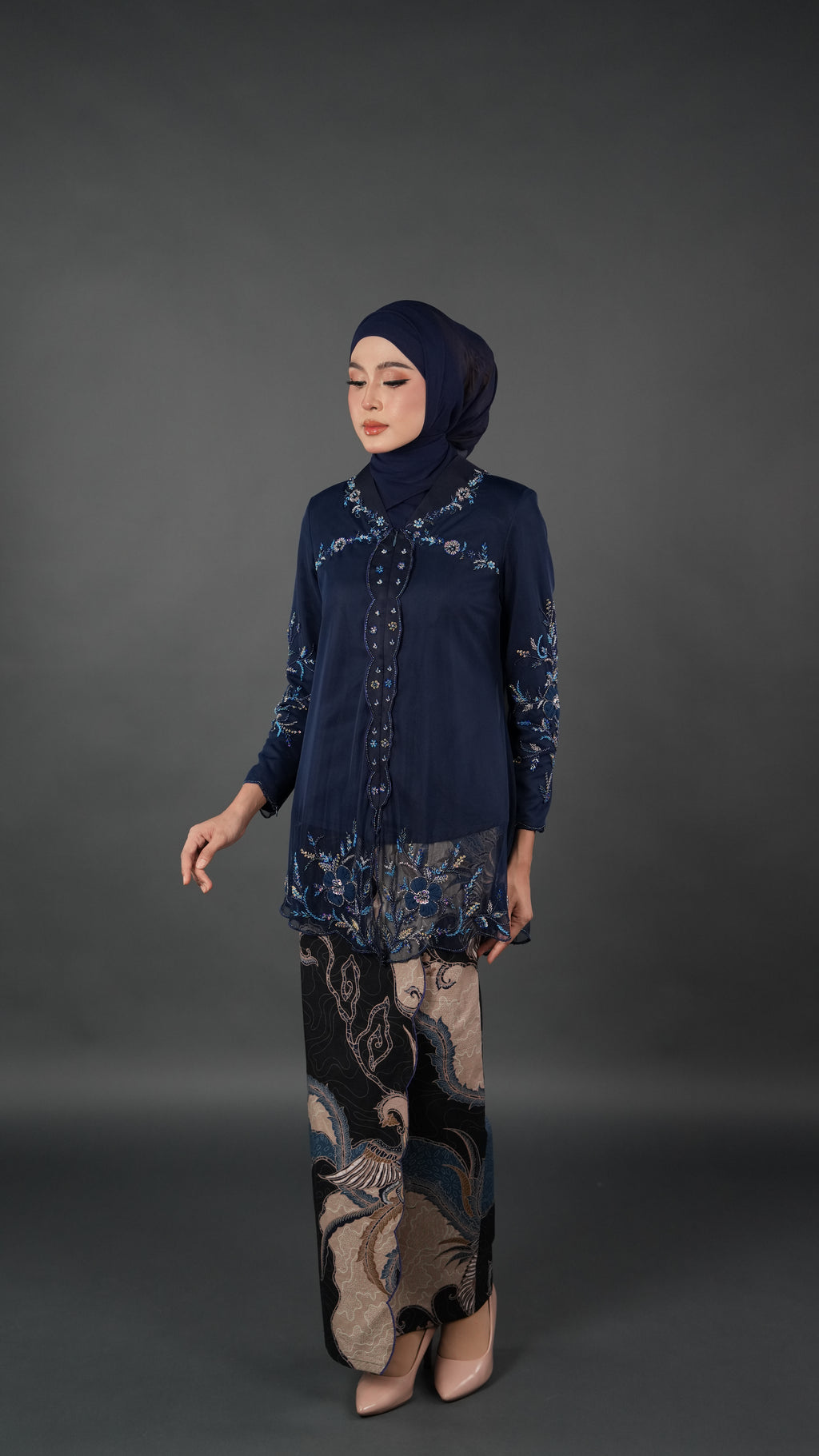 TEJA BATIK D2 - MIDNIGHT BLUE