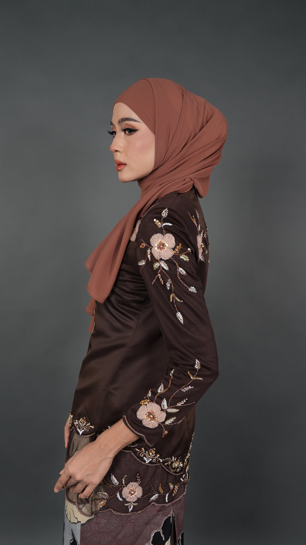 TEJA BATIK D1 - RICH BROWN