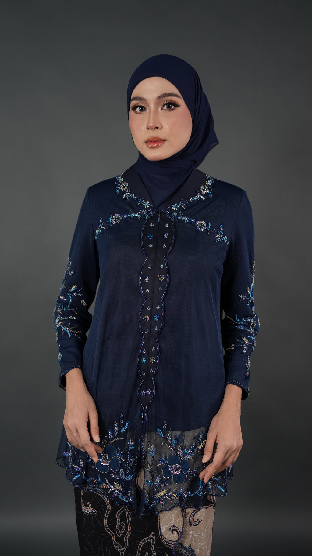 TEJA BATIK D2 - MIDNIGHT BLUE