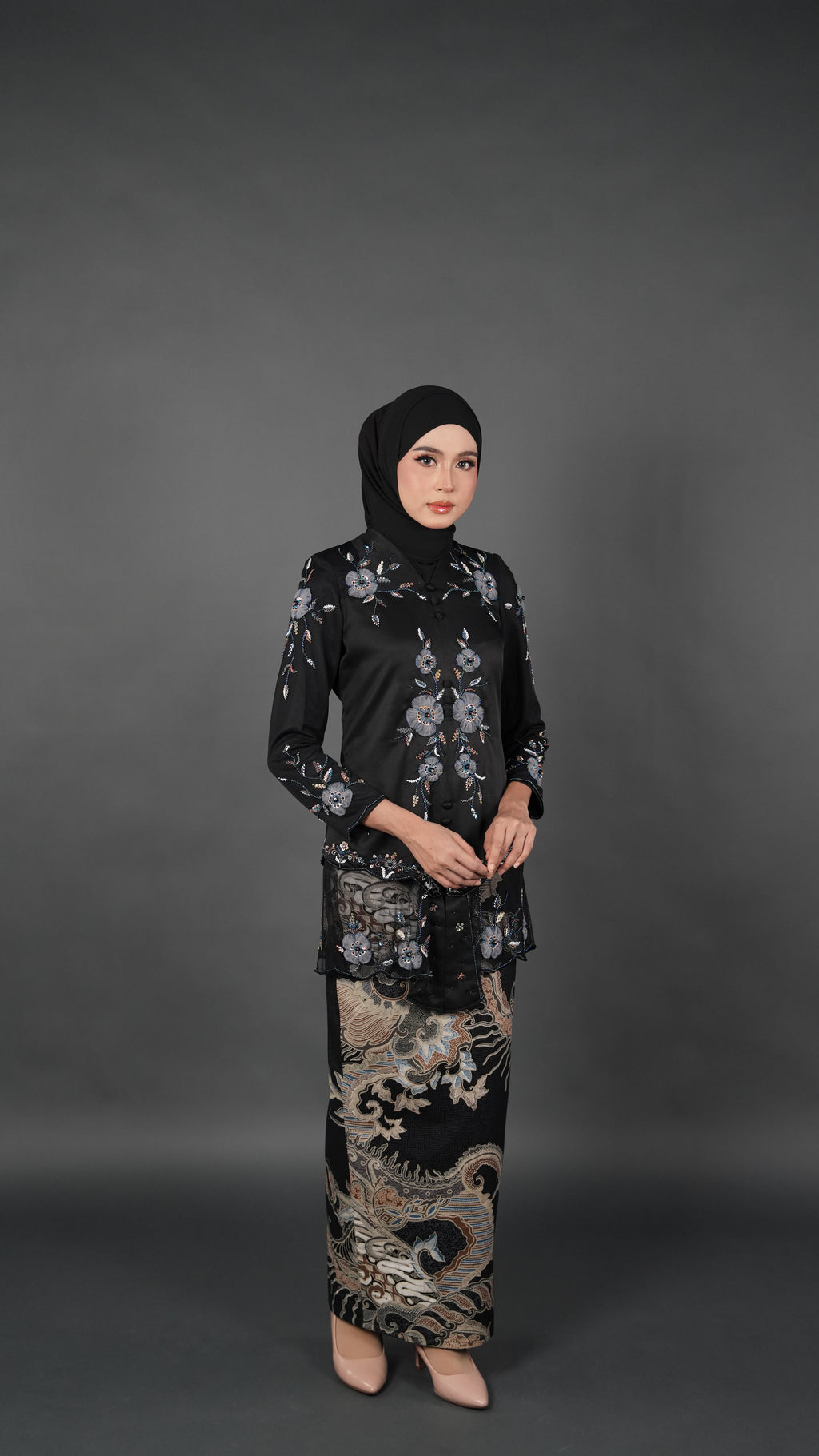 TEJA BATIK D1 - BLACK