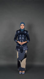 TEJA BATIK D1 - MIDNIGHT BLUE