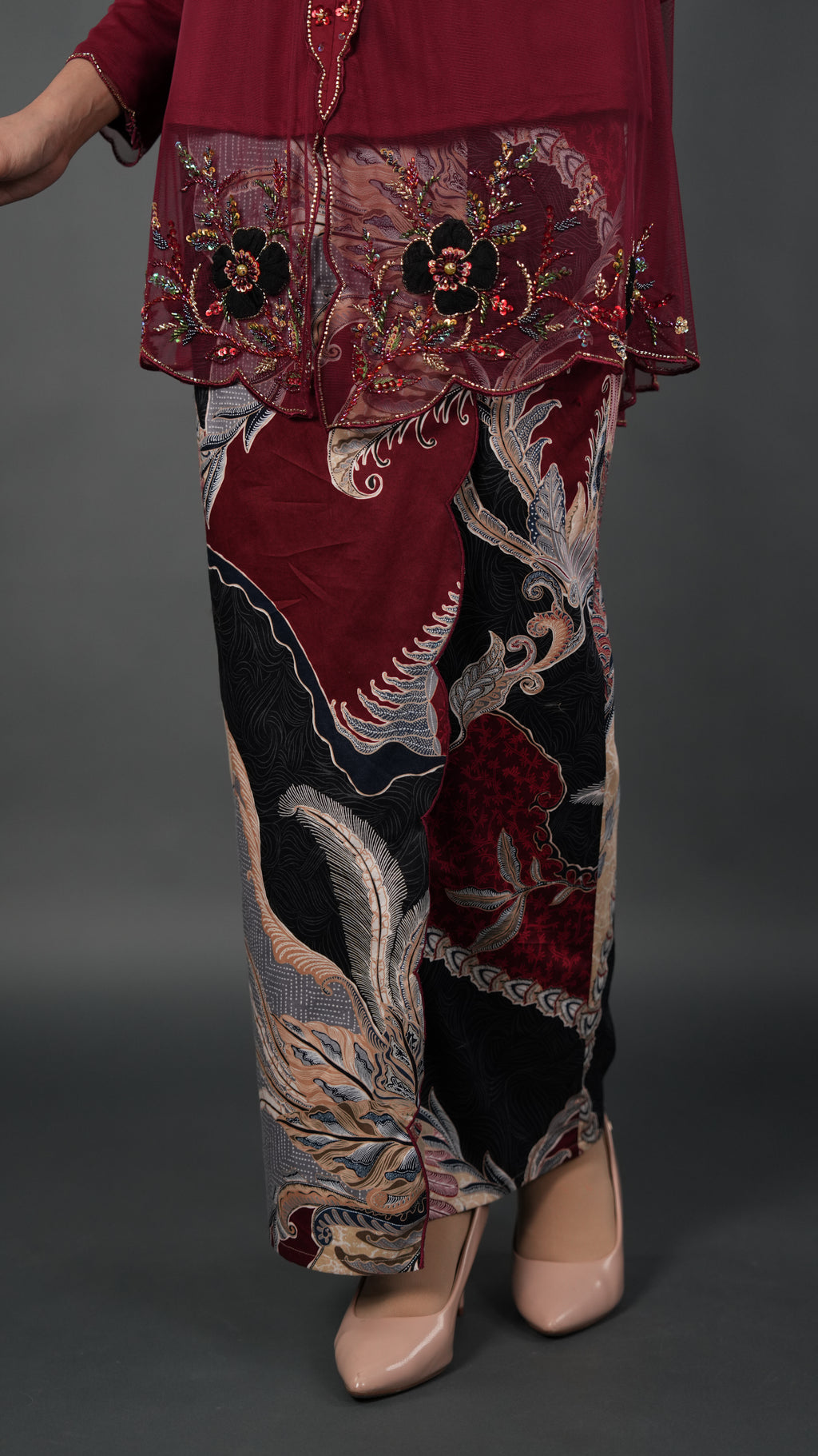 TEJA BATIK D2 - CRIMSON RED