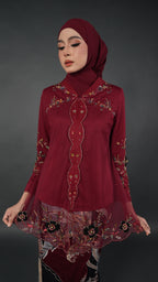TEJA BATIK D2 - CRIMSON RED