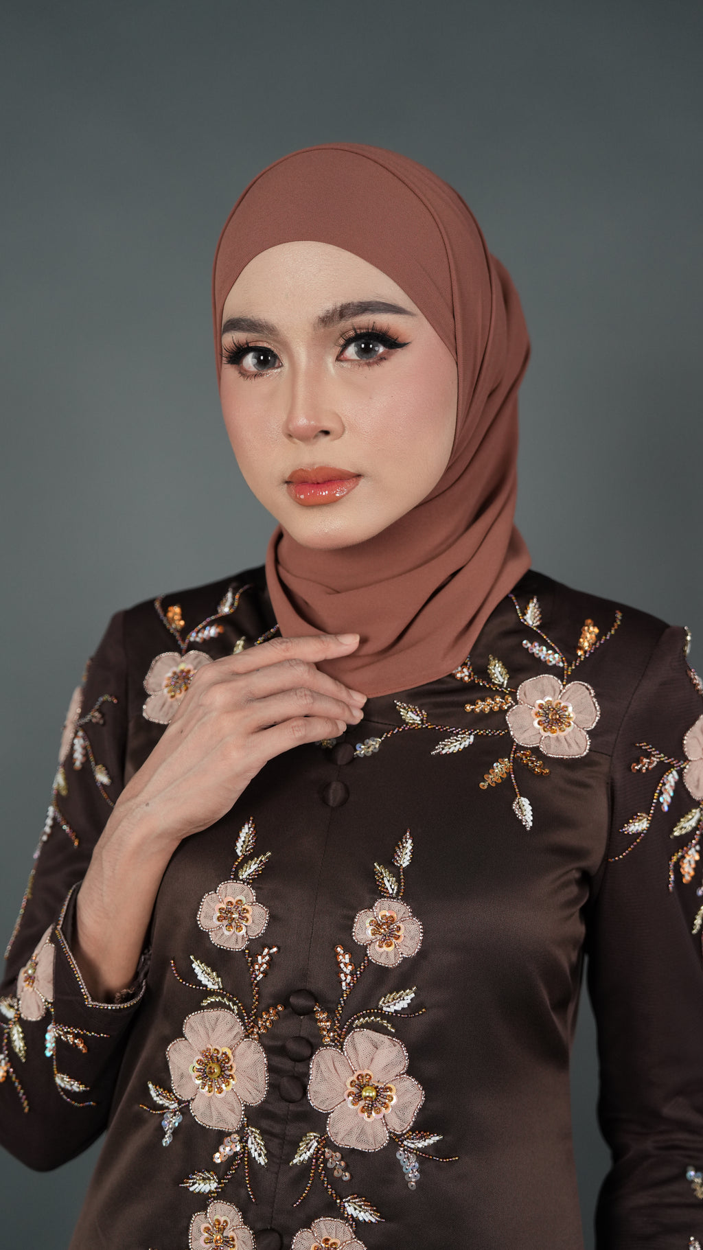 TEJA BATIK D1 - RICH BROWN