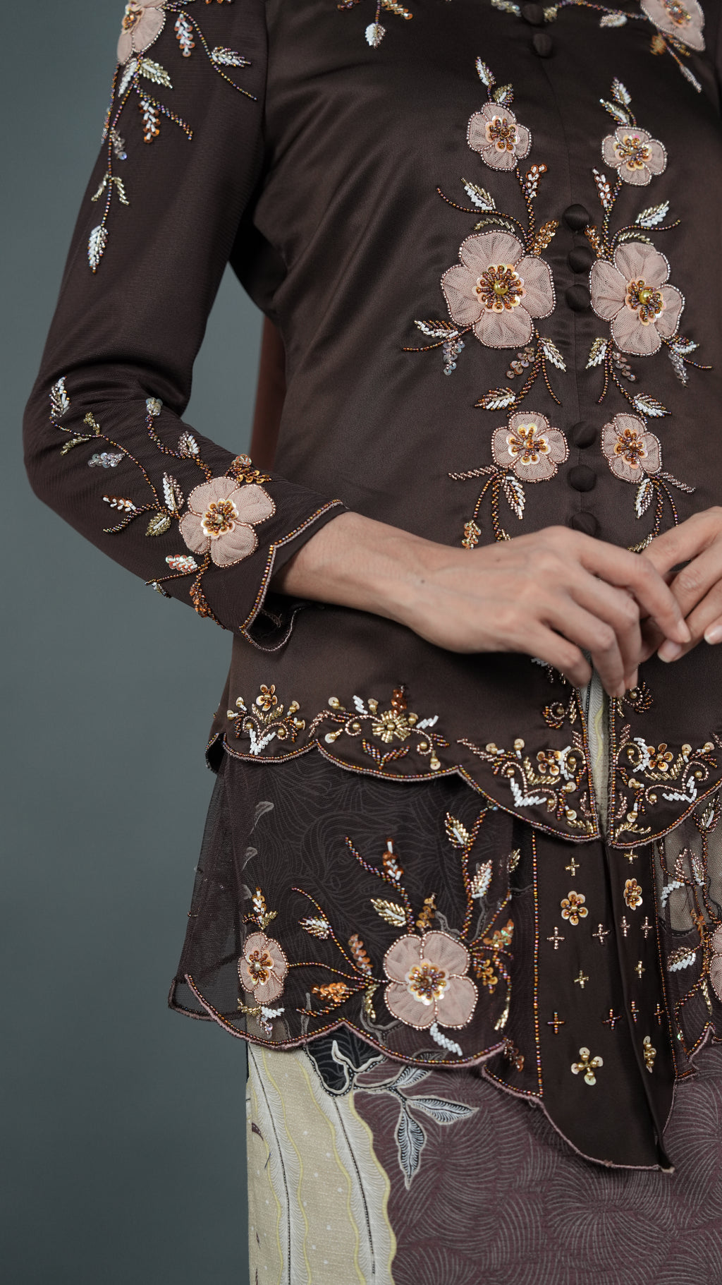 TEJA BATIK D1 - RICH BROWN