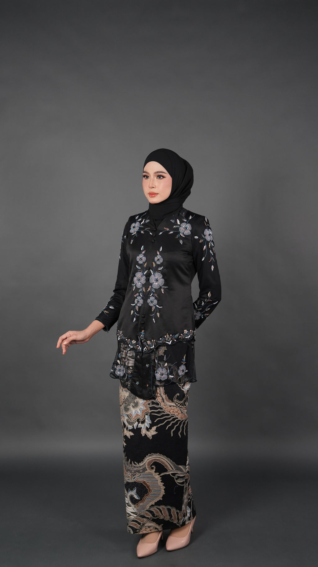 TEJA BATIK D1 - BLACK