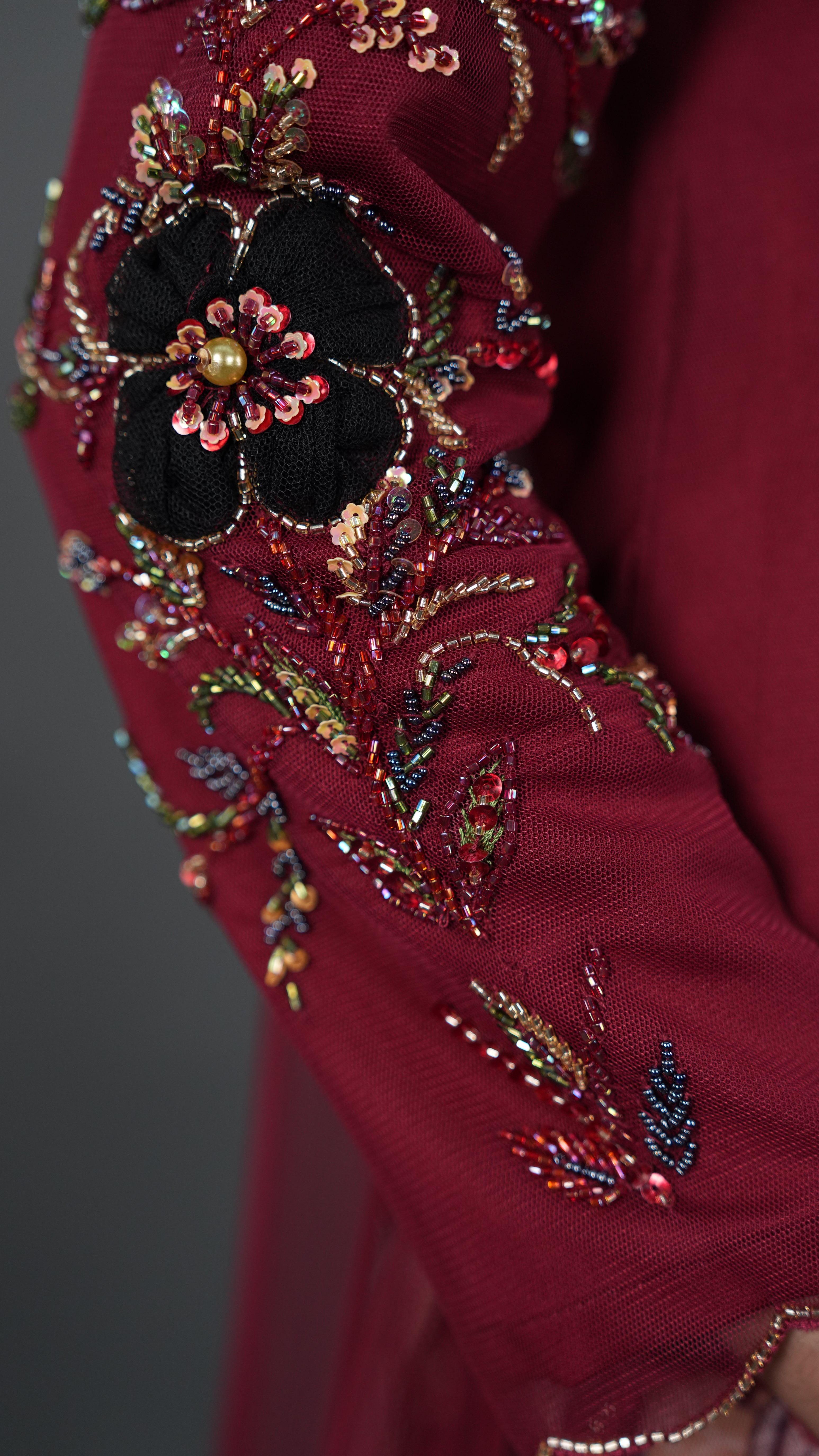 TEJA BATIK D2 - CRIMSON RED