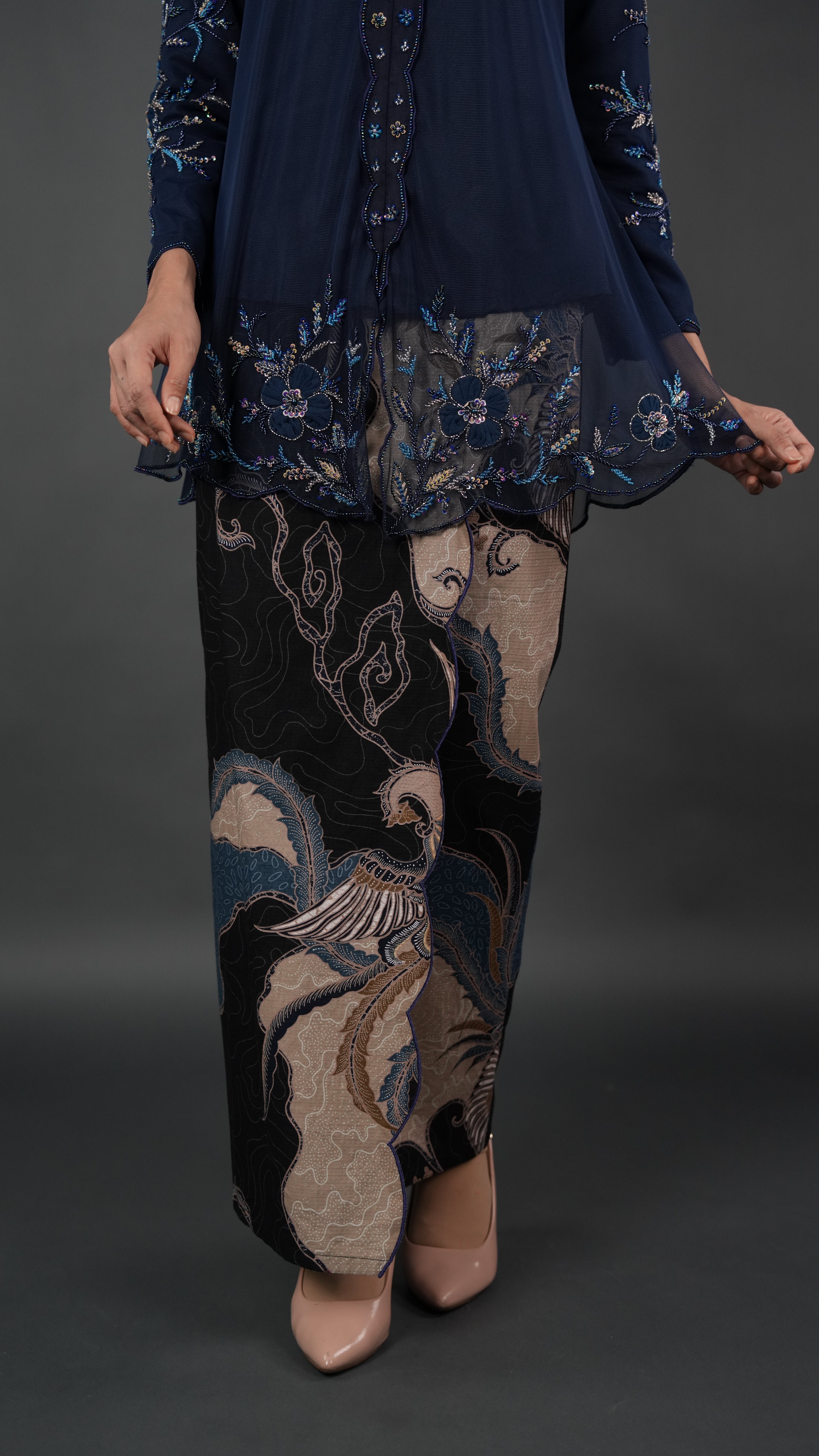 TEJA BATIK D2 - MIDNIGHT BLUE