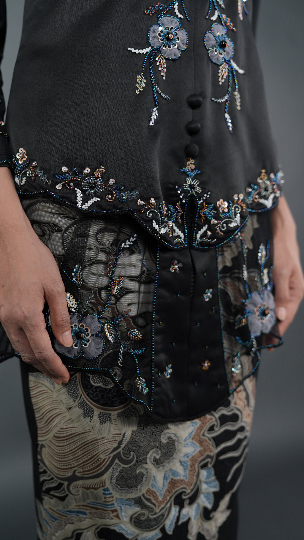 TEJA BATIK D1 - BLACK