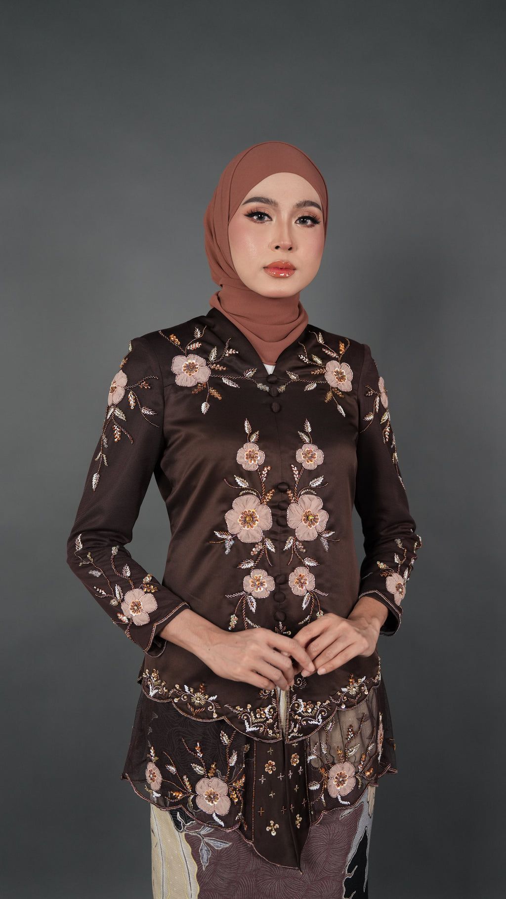 TEJA BATIK D1 - RICH BROWN