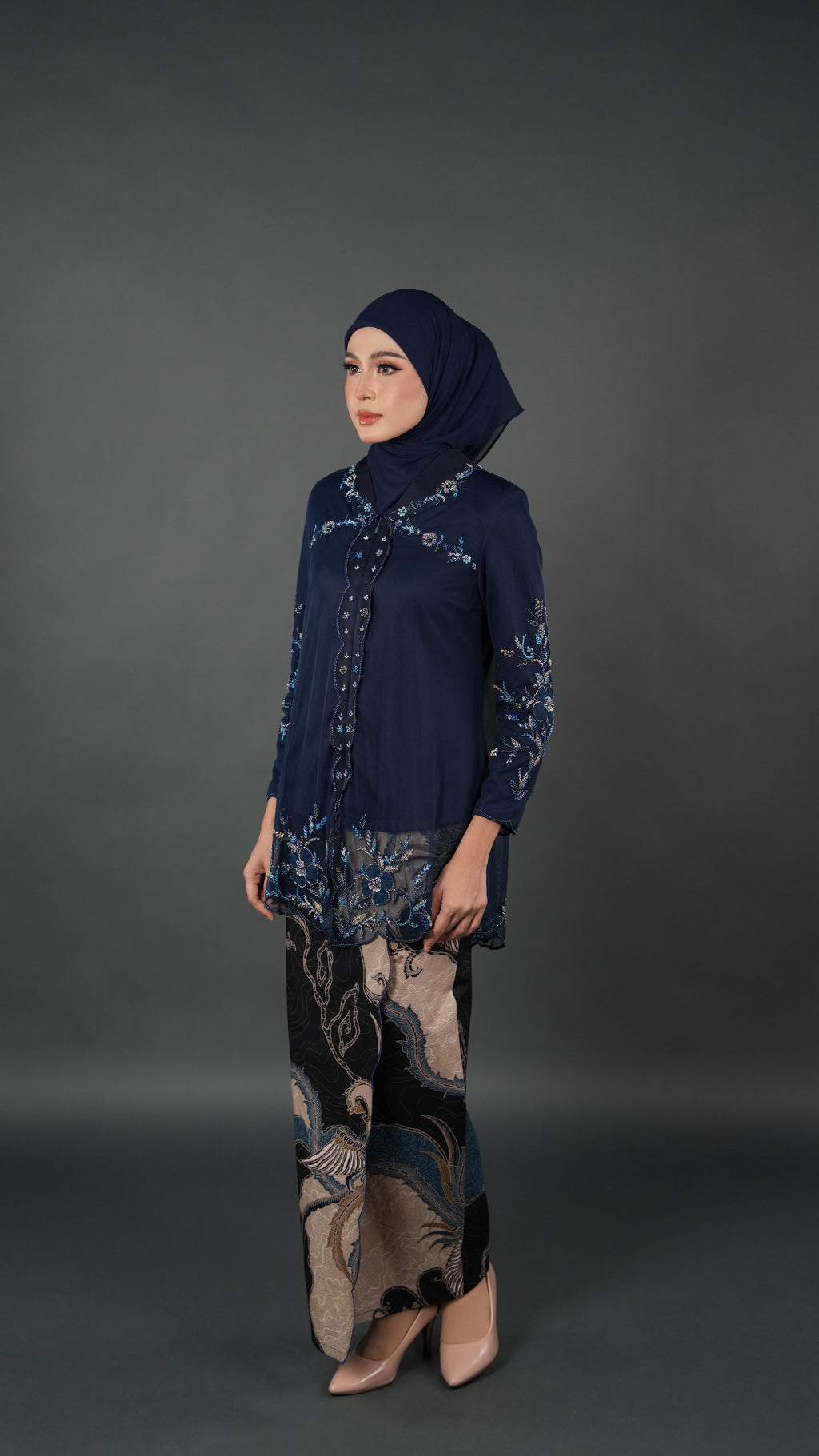 TEJA BATIK D2 - MIDNIGHT BLUE