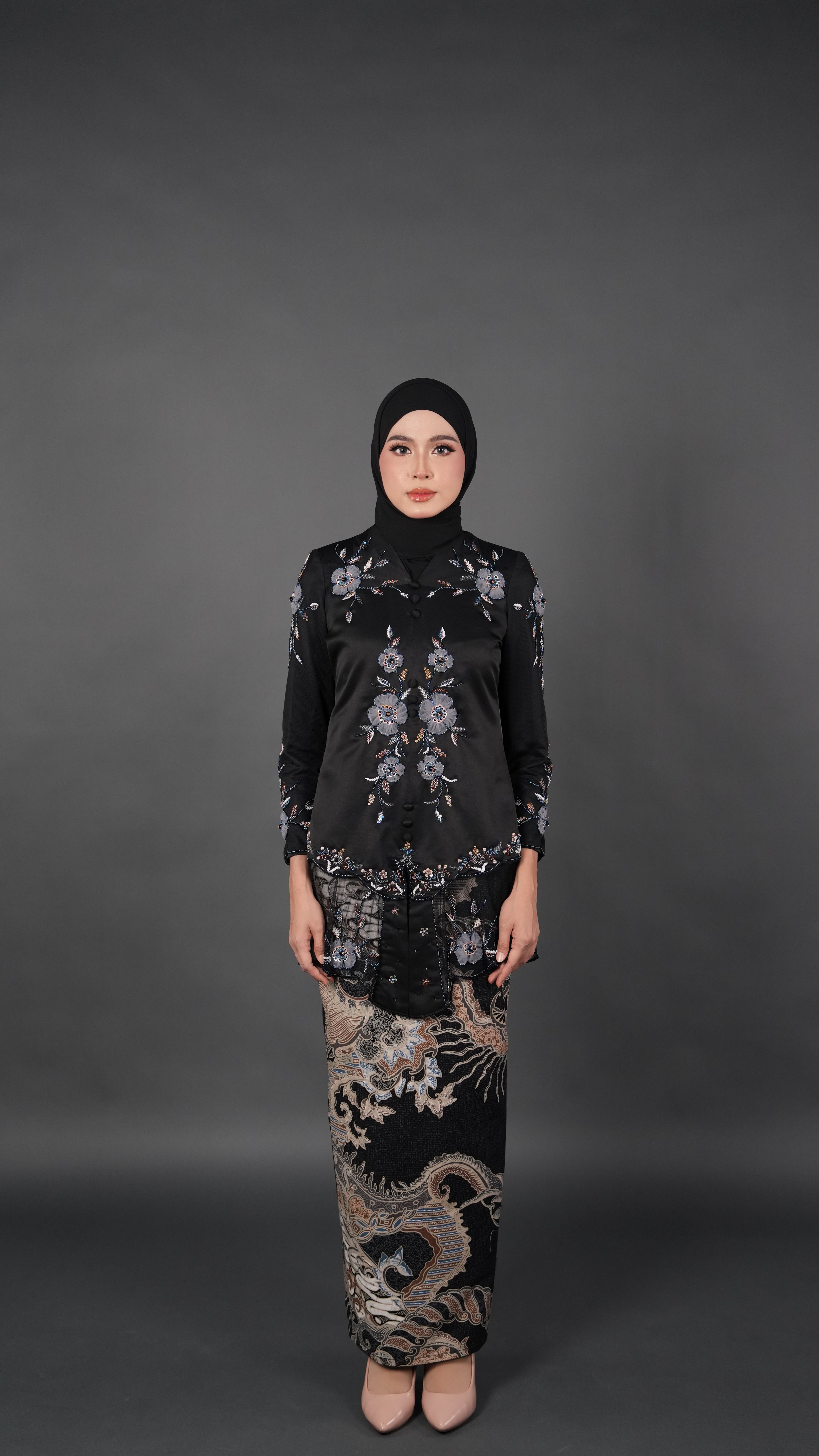TEJA BATIK D1 - BLACK