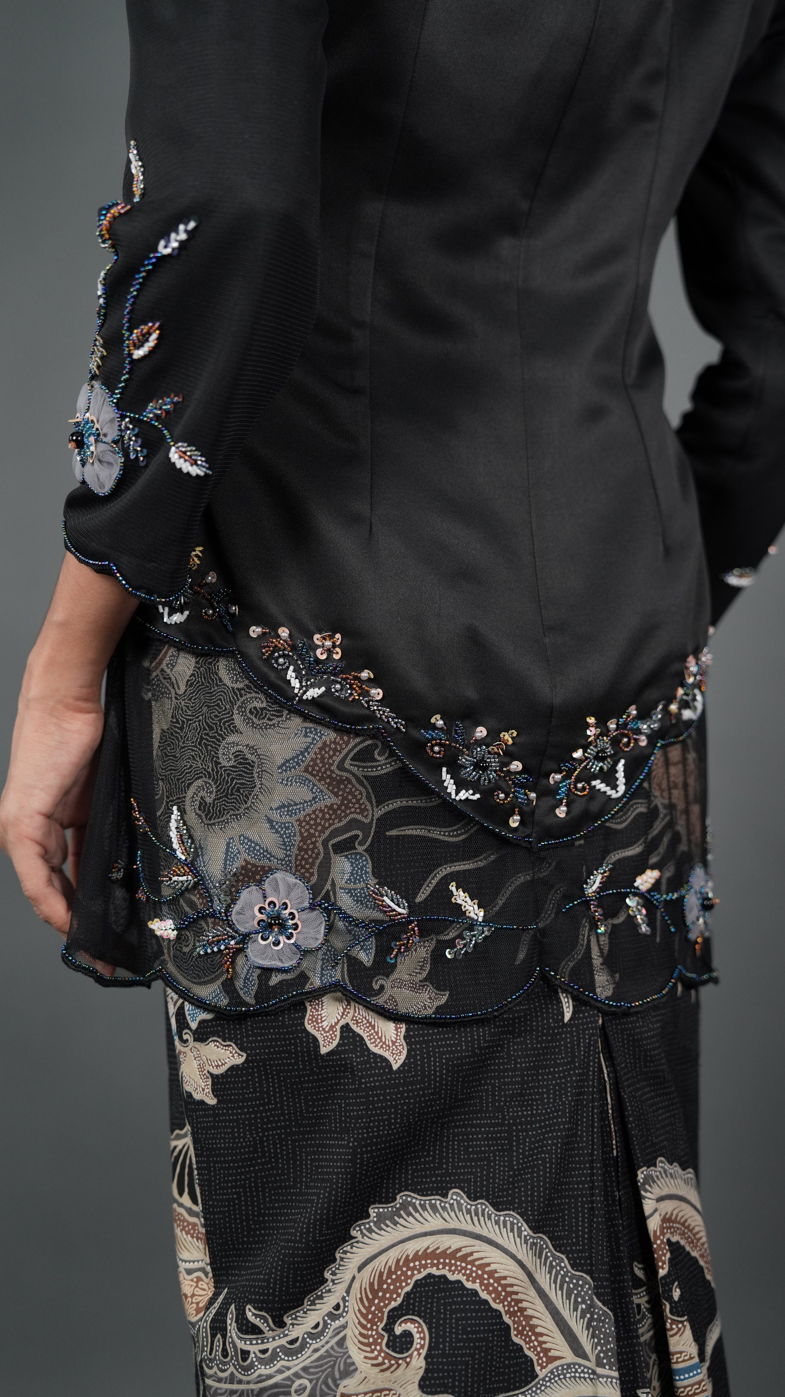 TEJA BATIK D1 - BLACK