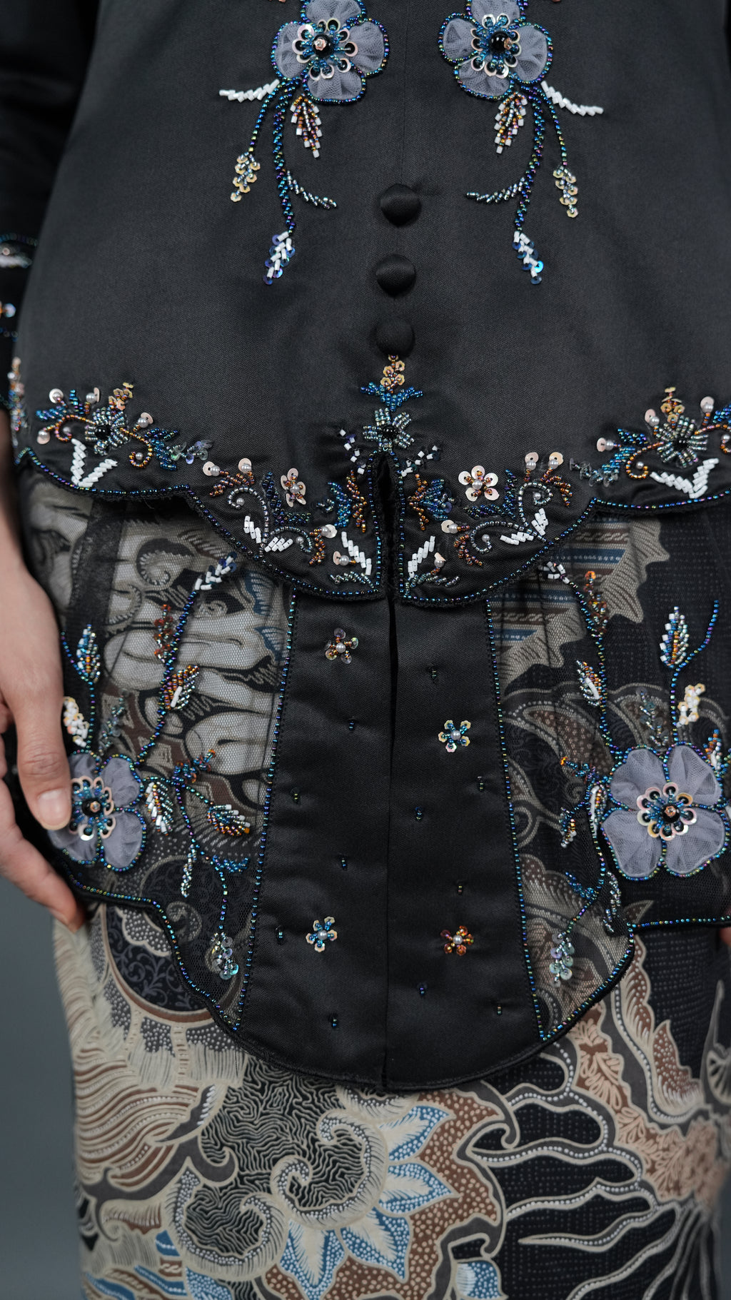 TEJA BATIK D1 - BLACK