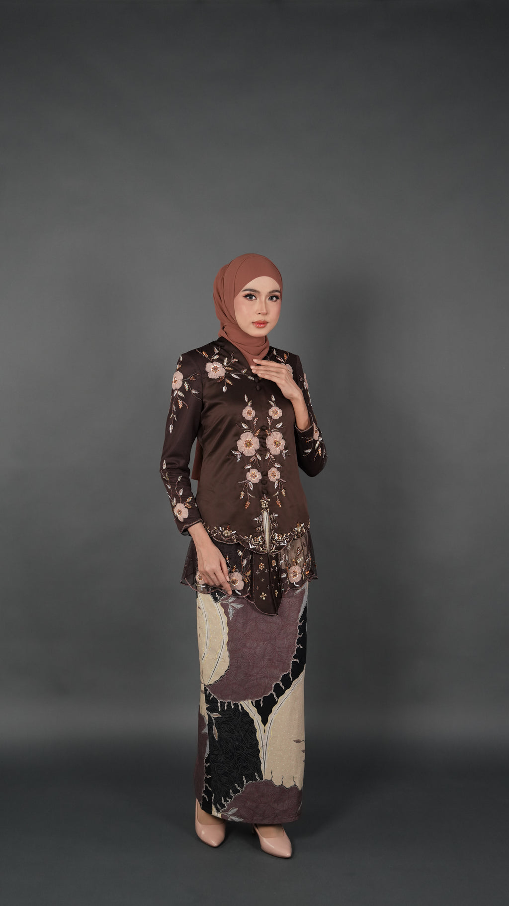 TEJA BATIK D1 - RICH BROWN